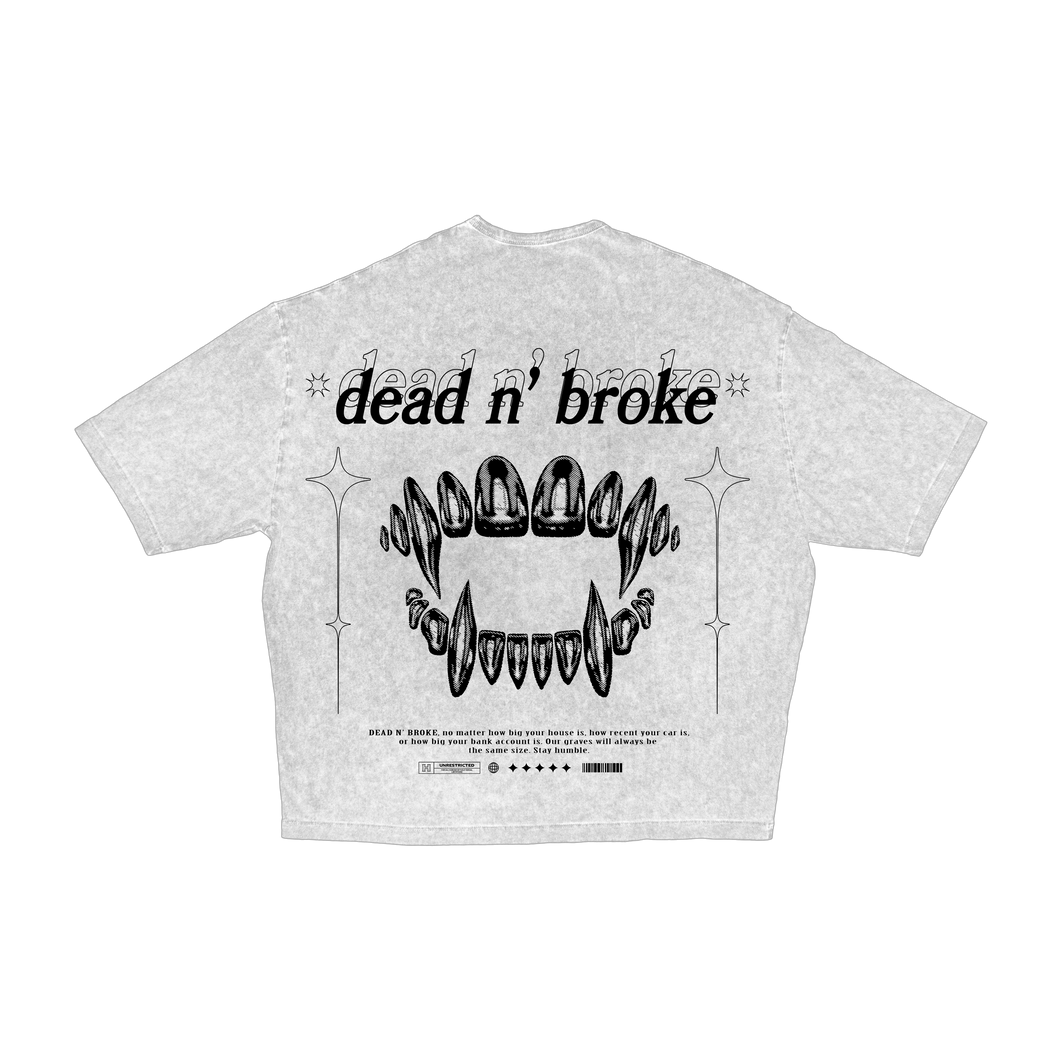 DEAD N' BROKE Vol. 01 WHITE TEE